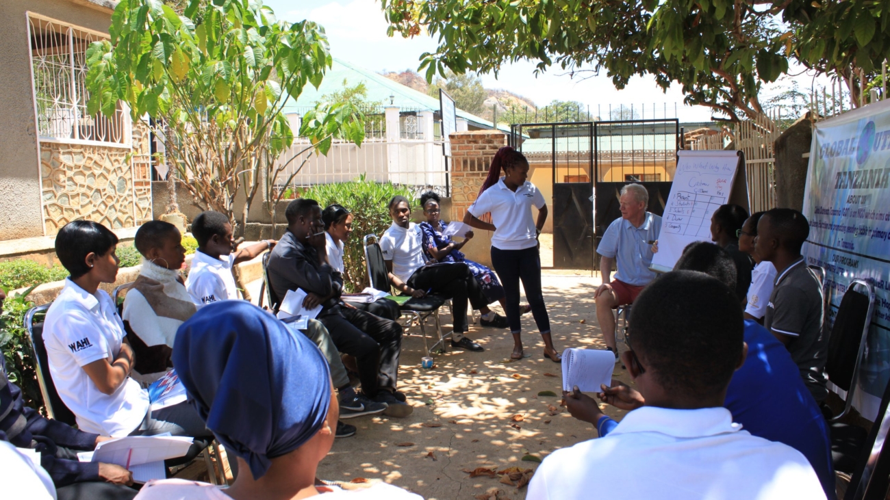 Global Outreach Team having  a Meeting